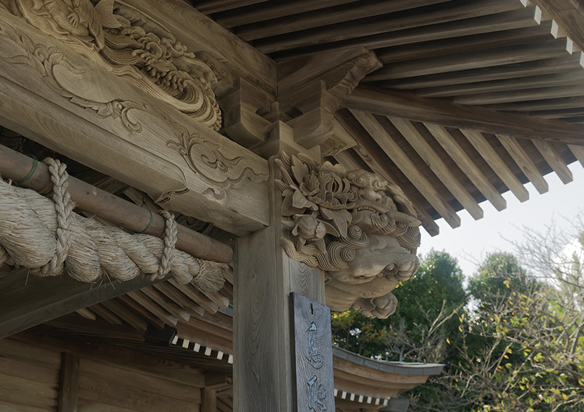 鳥取県琴浦町神﨑神社宮彫り