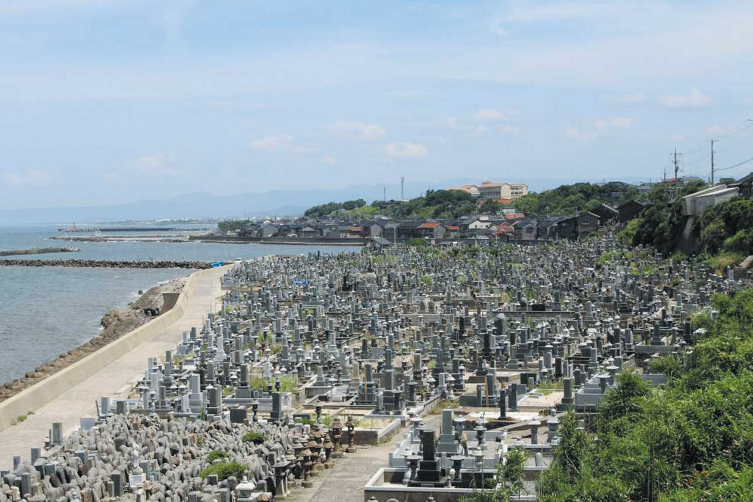 花見潟墓地 鳥取県琴浦町