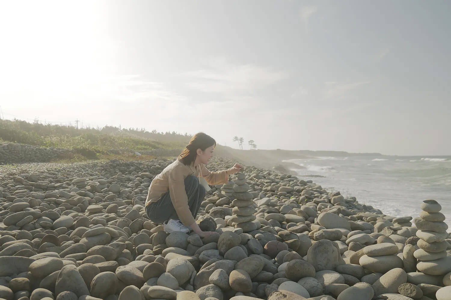 鳴り石の浜 花見海岸 鳥取県琴浦町
